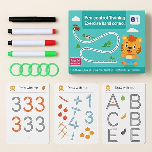 Number Writing Practice Book for Kids 