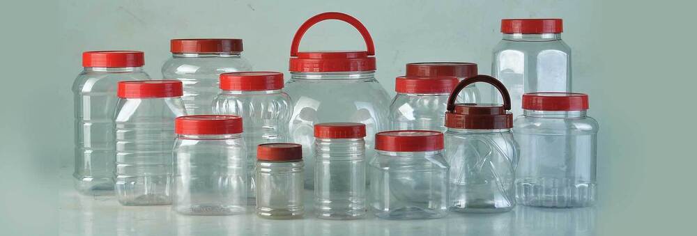 Transparent Plastic Pet Jar - Hardness: Rigid