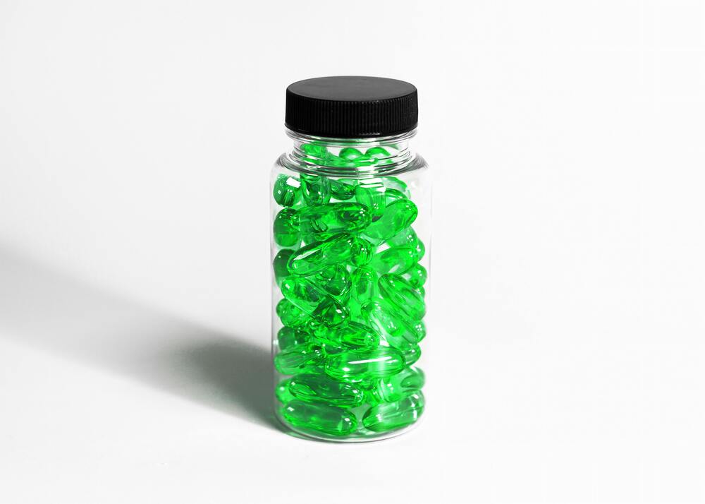 Transparent Plastic Jar