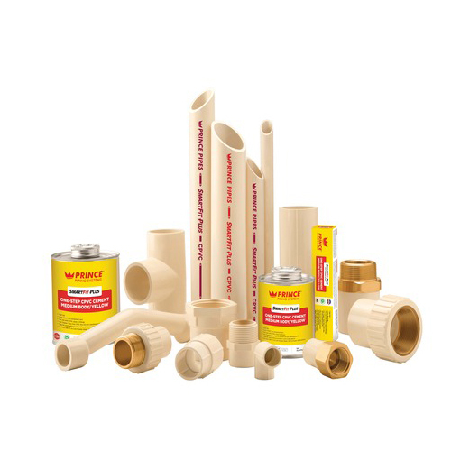 Cpvc Plumbing Pipes And Fittings - Color: Off White