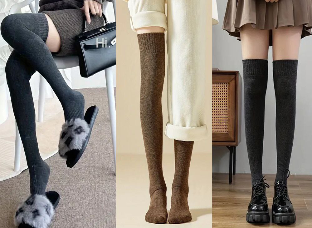 Extra Long Thigh High Socks for Women