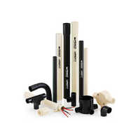 Electric Conduit Pipes And Fittings - Color: White