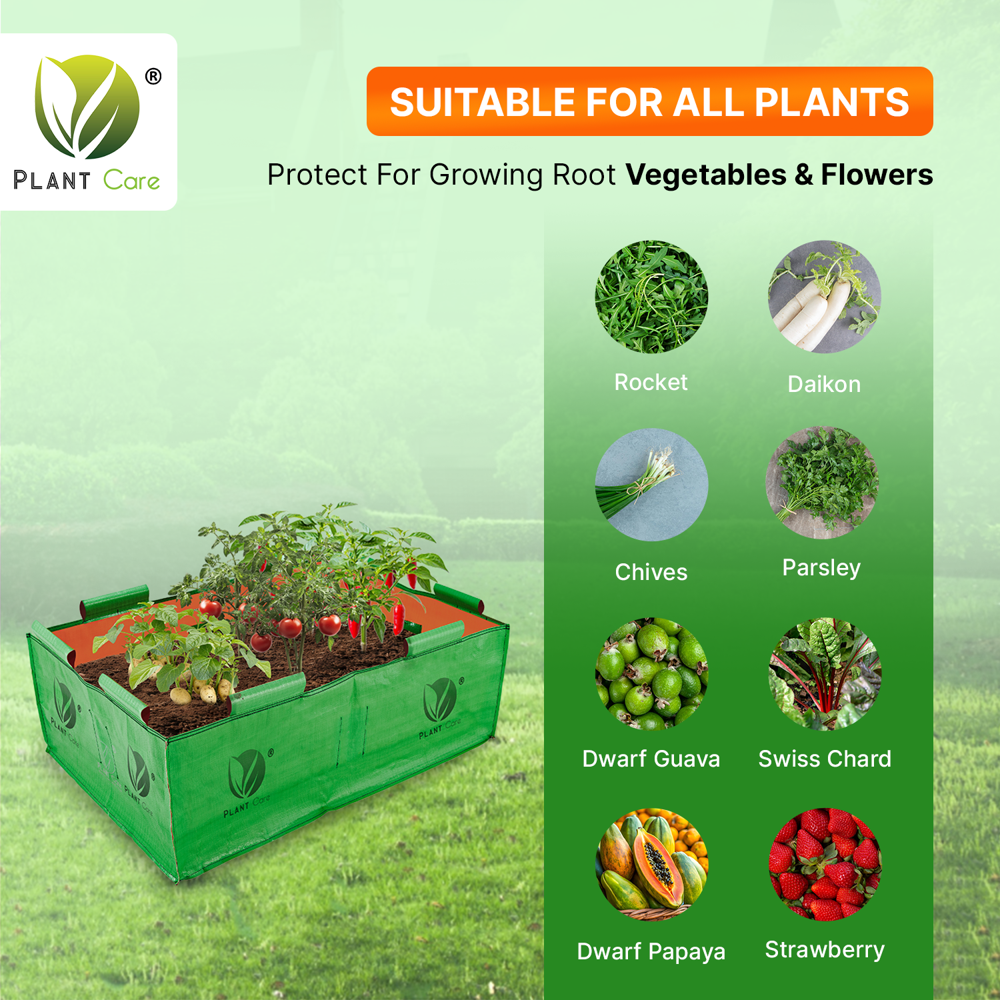 Rectangular Grow Bag 36x24x15 Inch - Advantage: Plant Growth