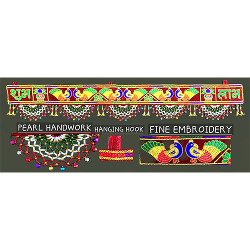 Peacock Design Beads Toran