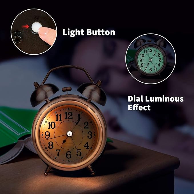 Table Alarm Clock with Night