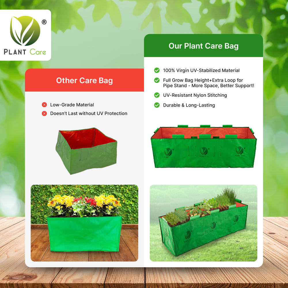 Rectangular Grow Bag 48x15x15 Inch - Advantage: Plant Growth