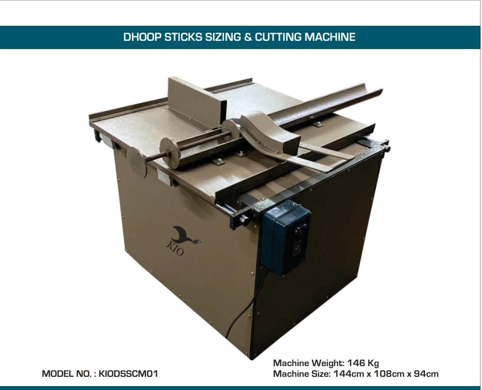 Dhoop Sticks Sizing & Cutting Machine