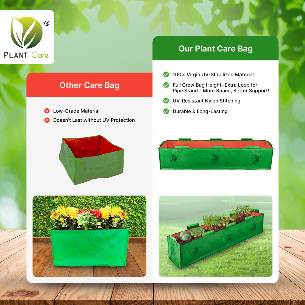 Rectangular Grow Bag 60x12x12 Inch - Advantage: Plant Growth