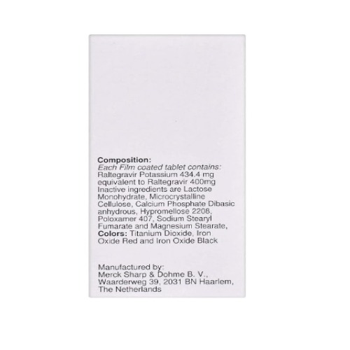 Isentress 400 mg Tablet