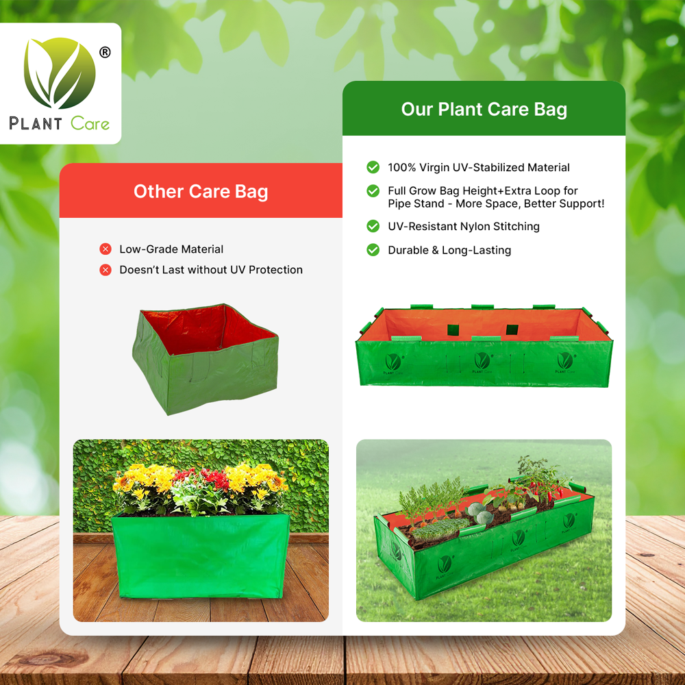 Rectangular Grow Bag 60x24x12 Inch - Advantage: Plant Growth