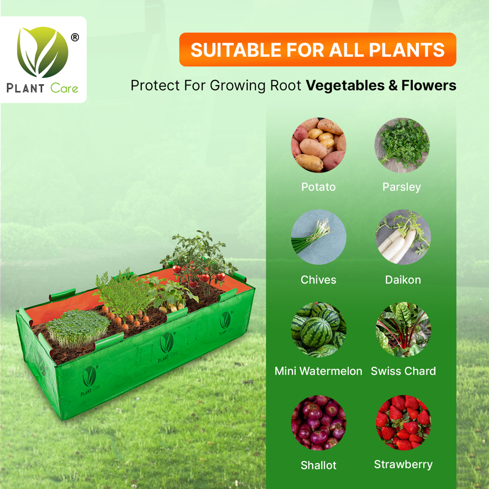 Rectangular Grow Bag 60x24x15 Inch - Advantage: Plant Growth