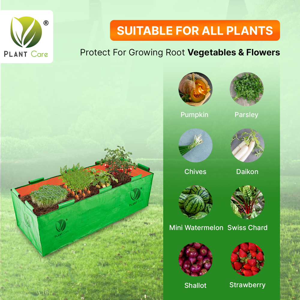 Rectangular Grow Bag 60x24x18 Inch - Advantage: Plant Growth