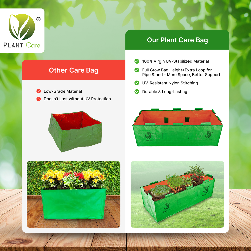 Rectangular Grow Bag 60x24x18 Inch - Advantage: Plant Growth