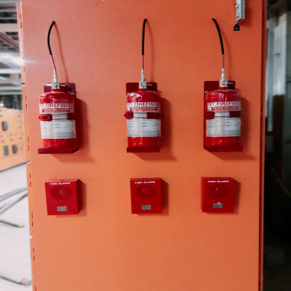 Tube Based Gas Fire Protection System - Coating Type: Crome