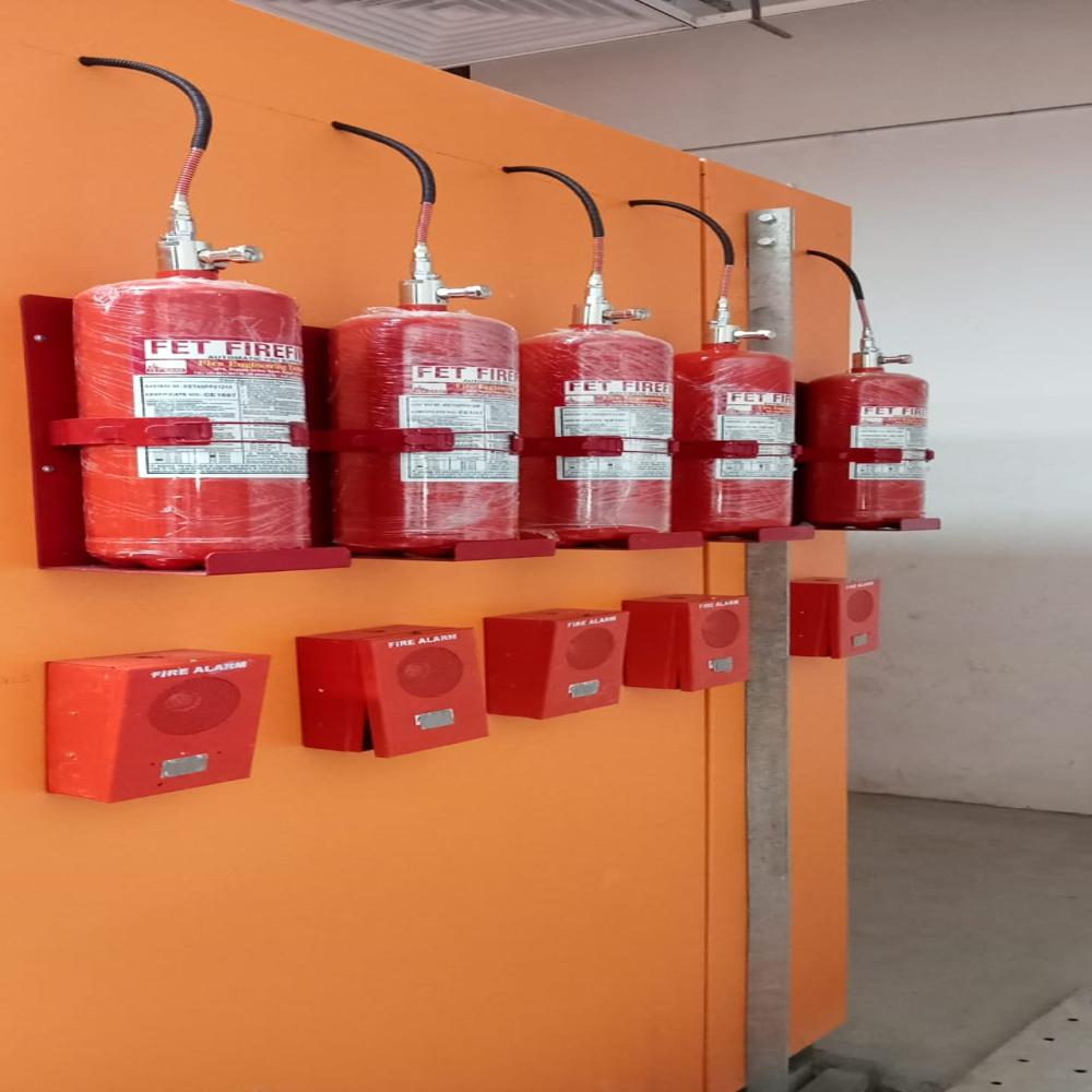 Tube Based Gas Fire Protection System - Coating Type: Crome