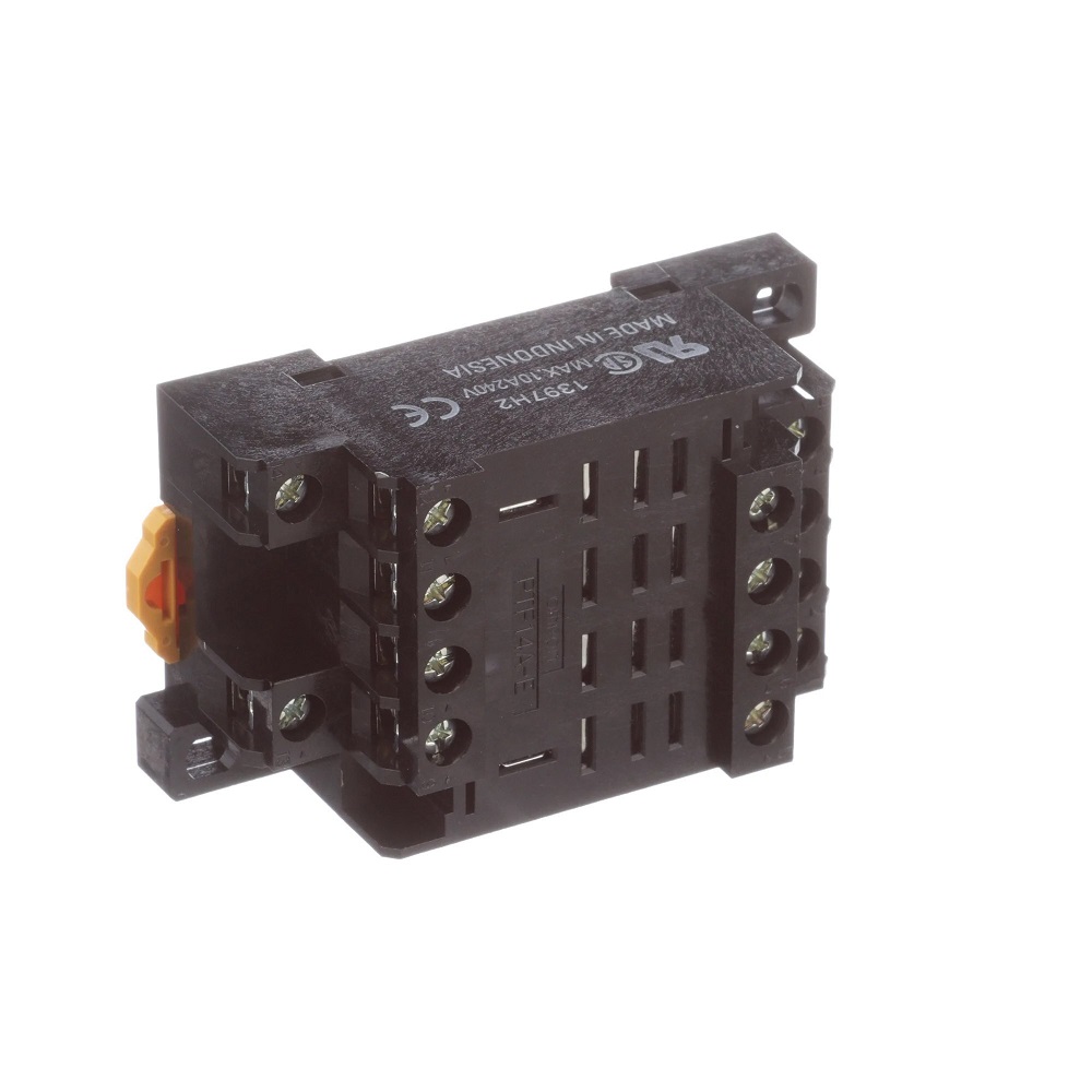 Pye14a-e Omron Relay Base - Color: Black