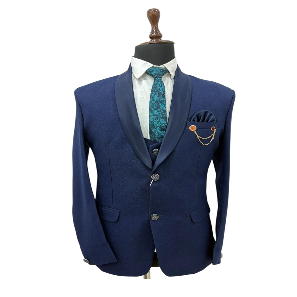 Mens Modern Classic 3 - Piece Suits with Premium Fabric