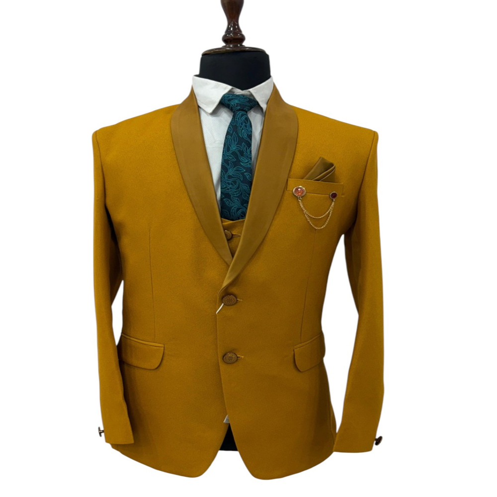 Mens Modern Classic 3 - Piece Suits with Premium Fabric