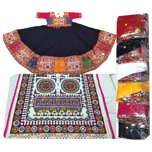 Mirror Work Chaniya Choli - Color: Multicolor