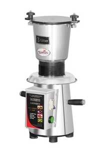 3 Litre Round Mixer Grinder - Material: Stainless Steel