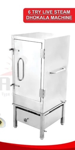 6 Tray Dhokla Steamer Machine