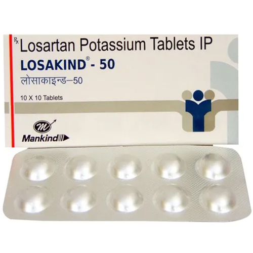 Losartan Potassium Tablets 50 Mg