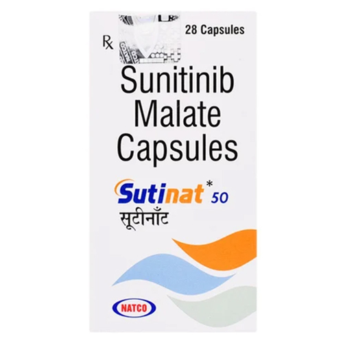 Sutinat Sunitinib 50mg Capsule, Cancer Treatment Medicine