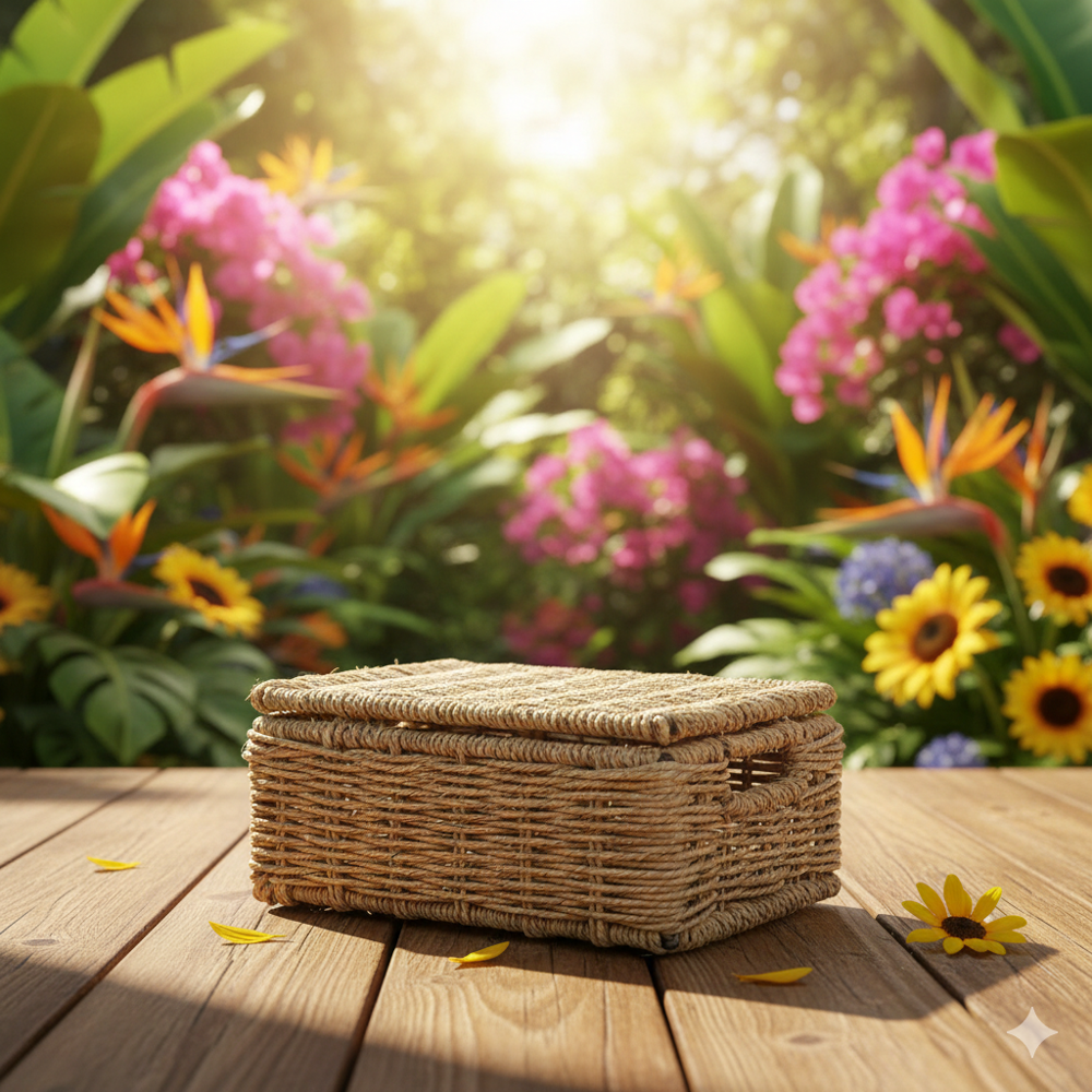 Brown Eco Friendly Storage  Basket