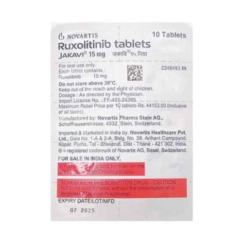 Jakavi 15 mg Tablet