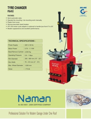 Semi Automatic Tyre Changer Scissor Lift