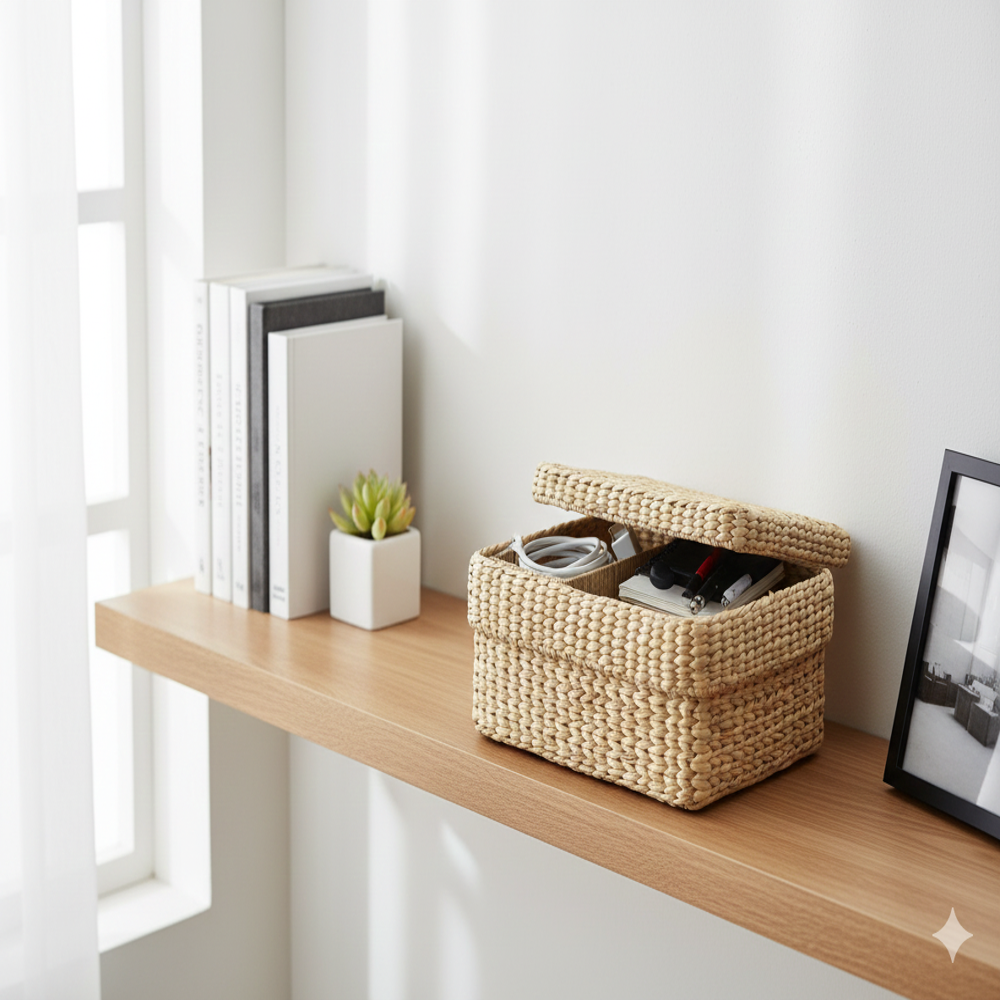 Kauna Storage  Basket with lid