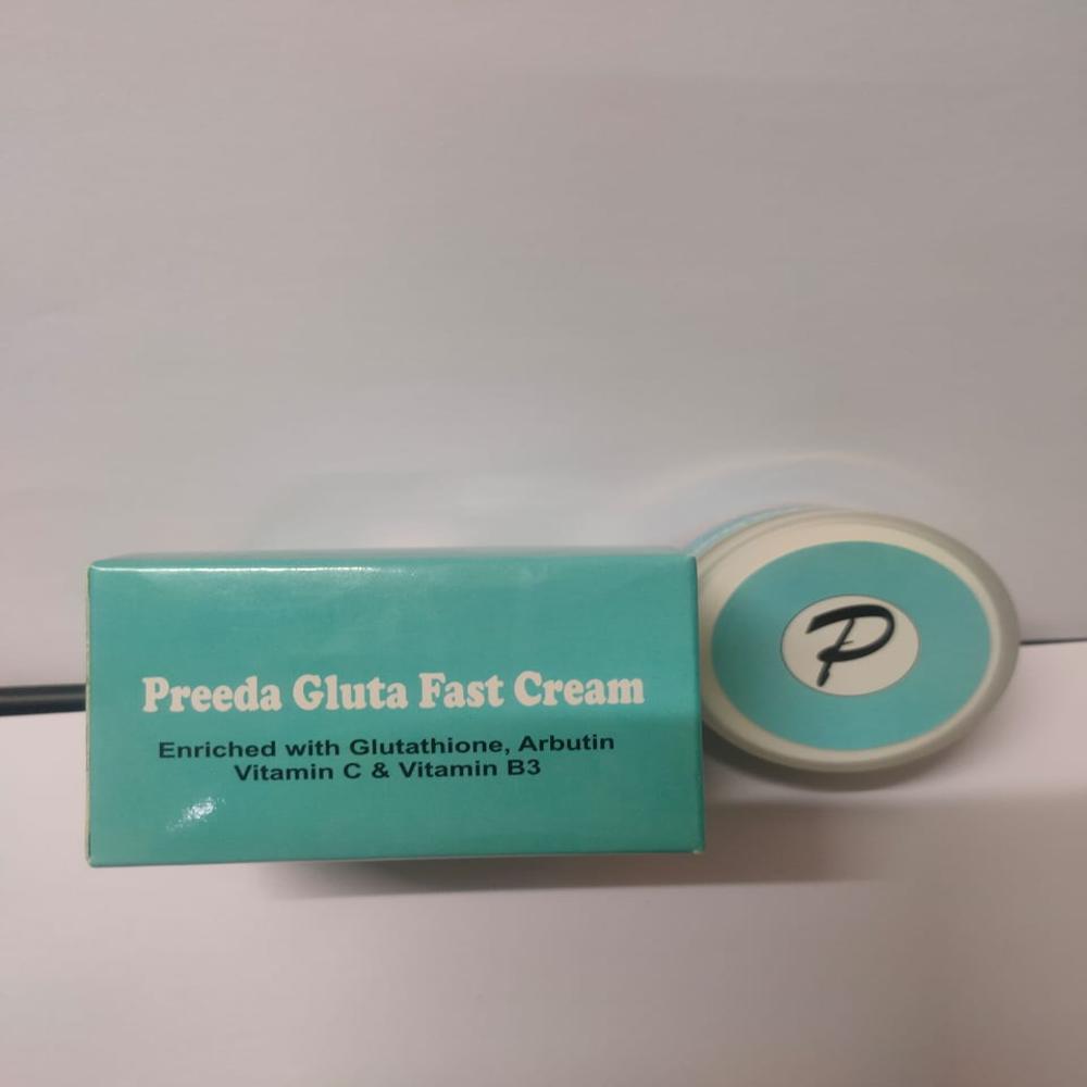 Preeda Gluta Fast Skin Whitening cream Made in Thailand(pack of 1)