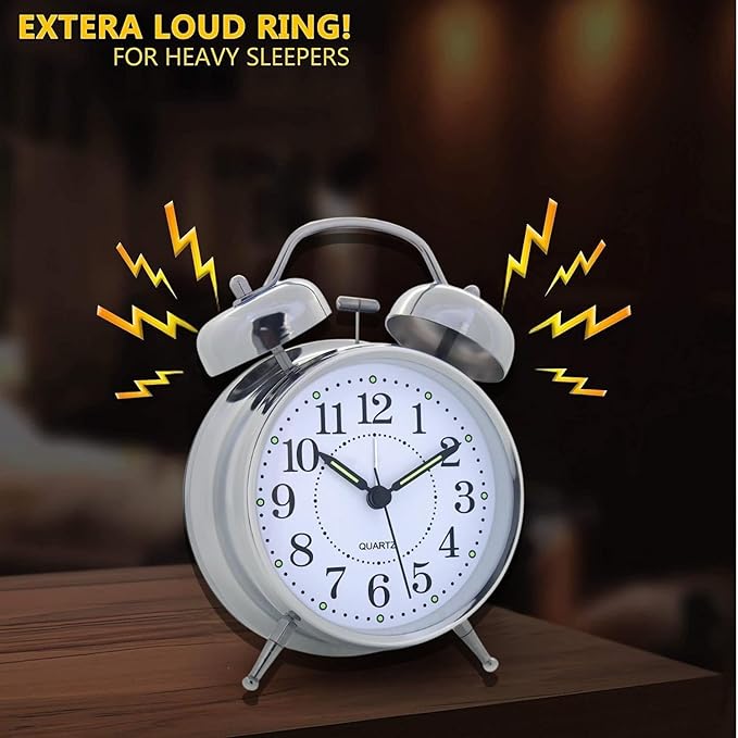 Alarm Clock Silver