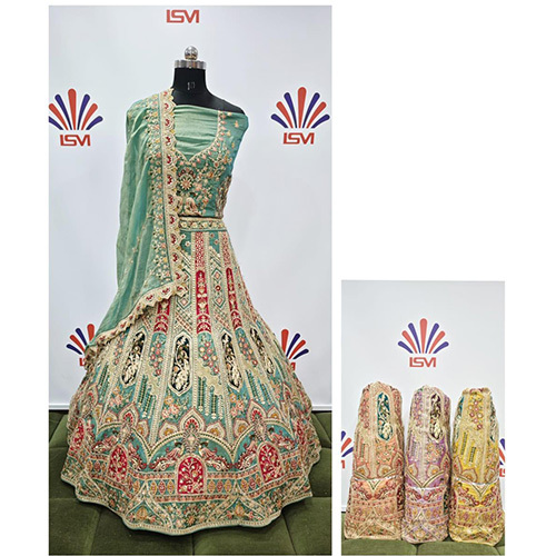 Girls Reception Wear Lehenga Choli