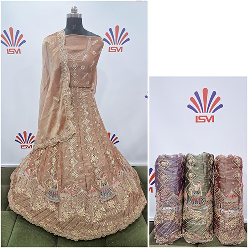 Girls Reception Wear Lehenga Choli