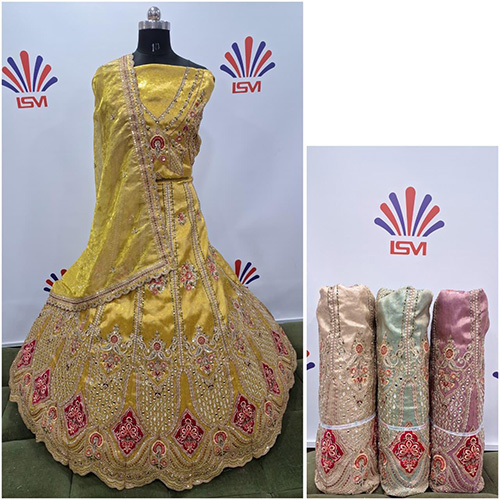 Girls Reception Wear Lehenga Choli
