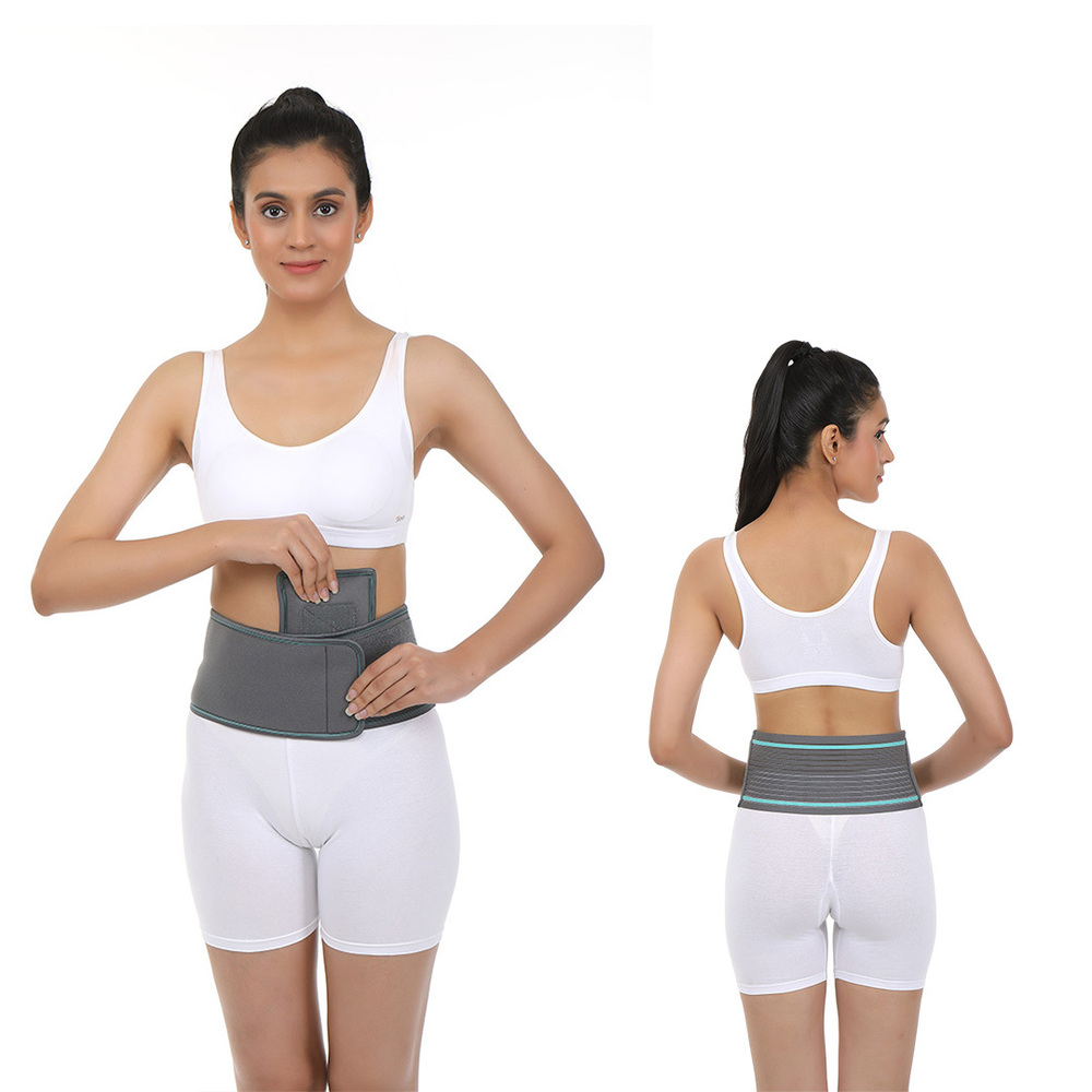 Female Hernia Belt - Color: Grey