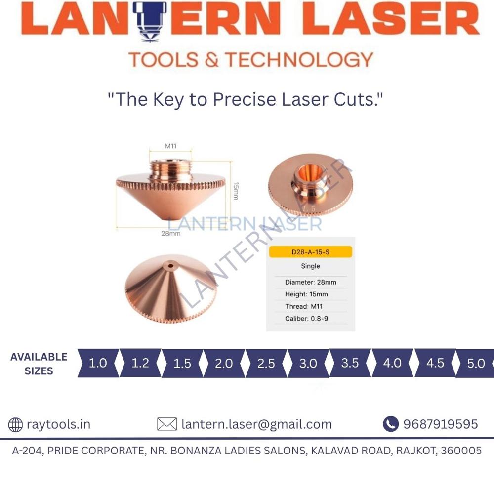 Laser Cutting Nozzle - Air Consumption: Yes
