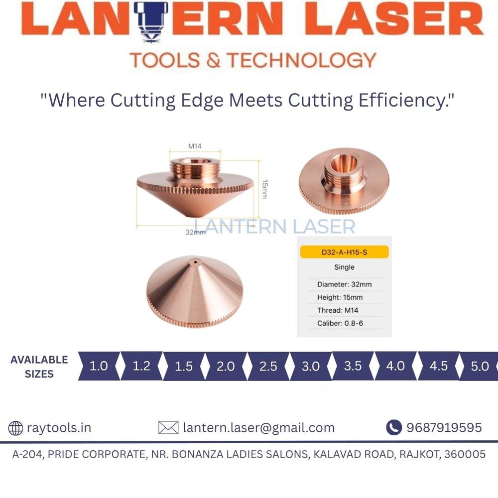 Laser Cutting Nozzle - Air Consumption: Yes