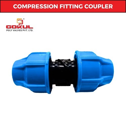 4 Inch Mdpe Compression Tee - Pp, 4 Inch Size, Blue And Black Color | Breakage Resistant, Weather Proof, High Working Pressure