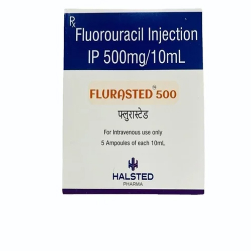 Fluorouracil Injection Ip 500 Mg 10 Ml