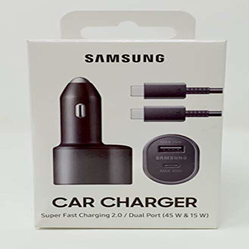 SAMSUNG Super Fast Dual Car Charger (45W+15W) Two Ports