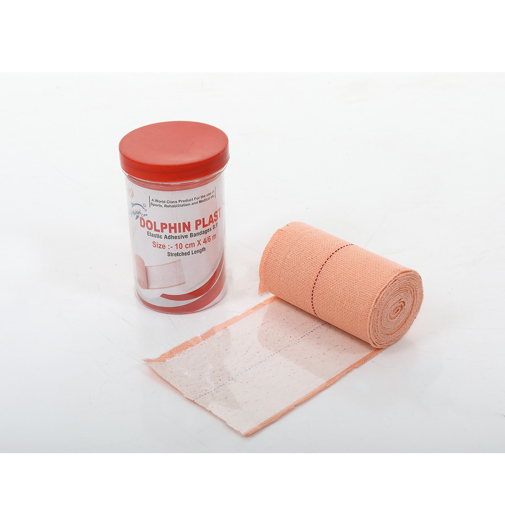 Elastic Adhesive Bandage - Color: Red