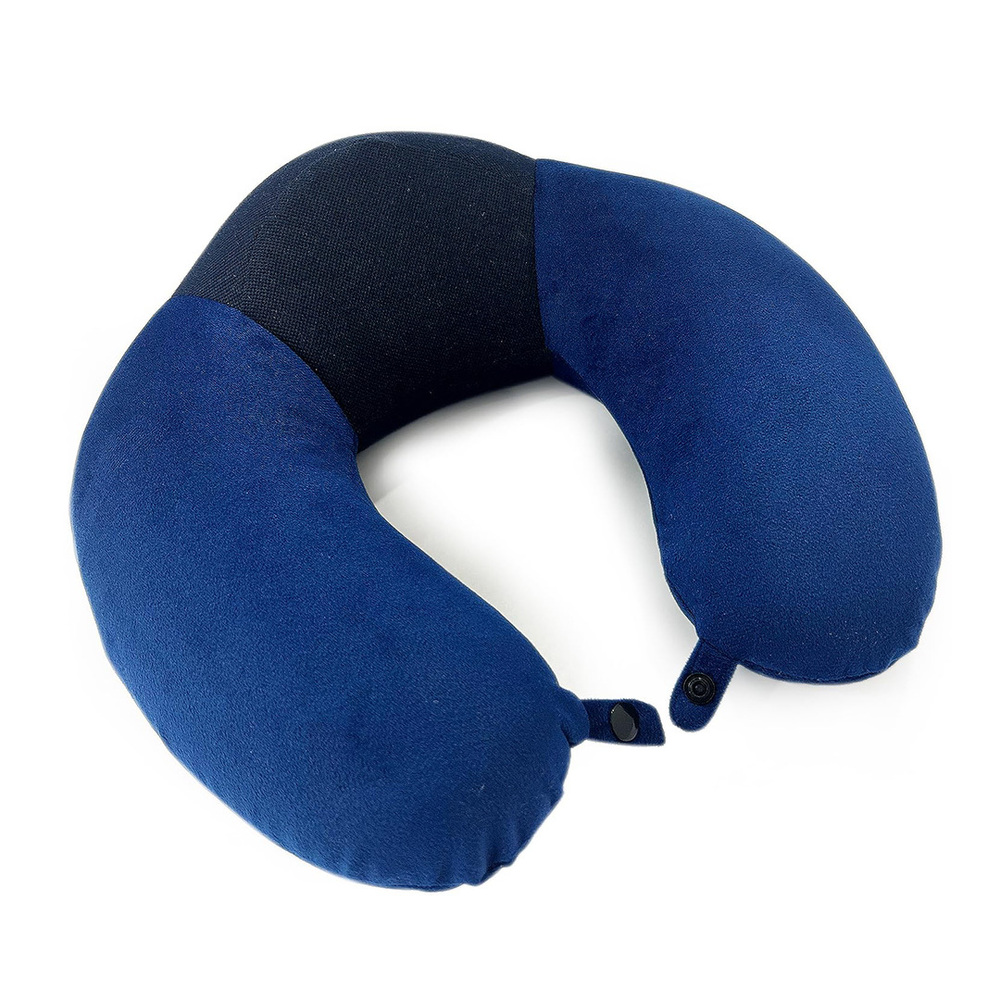 Raised U Shape Neck Pillow - Color: Blue