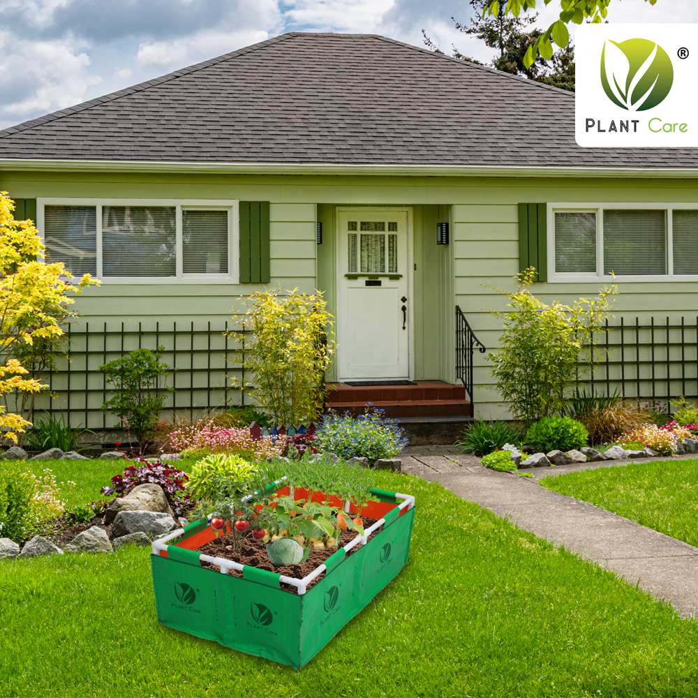 Rectangular Grow Bag with PVC Pipe Stand 36x24x15 WP