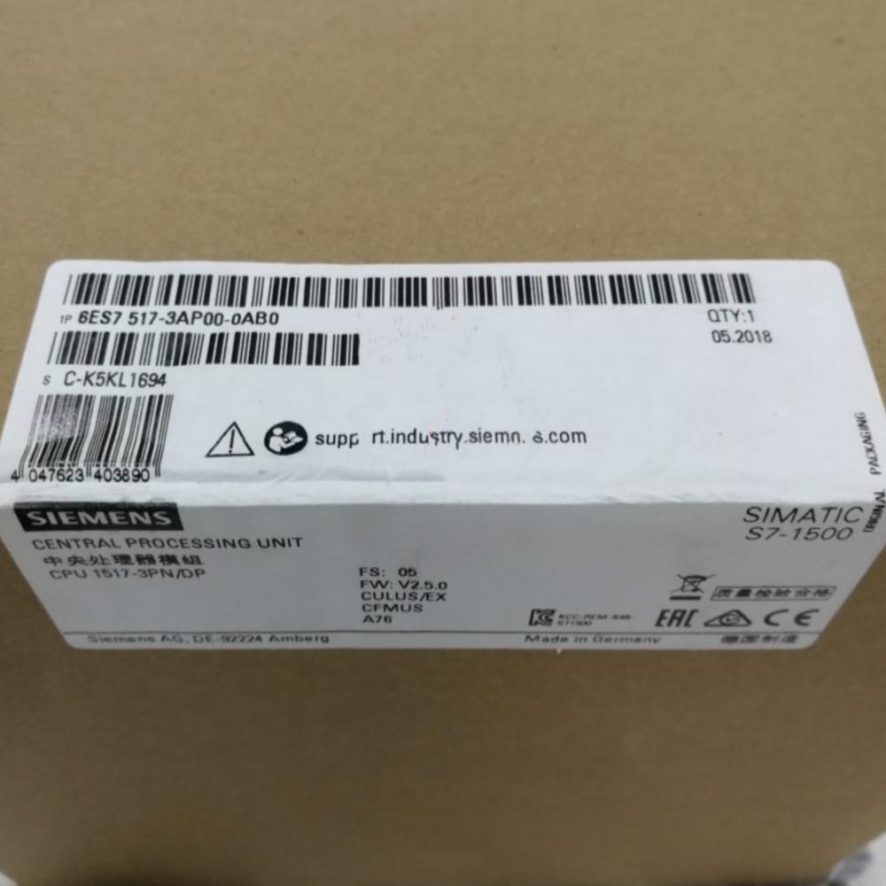 Siemens Simatic S7-1500 Cpu 6es7517-3ap00-0ab0 - Application: Industrial