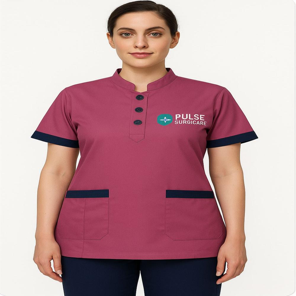 Scrub Suit/ Nurse Dress - Color: Multicolour