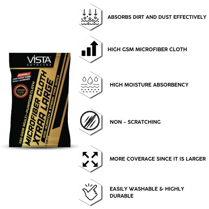 Vista Microfiber Cloth Xtra Large