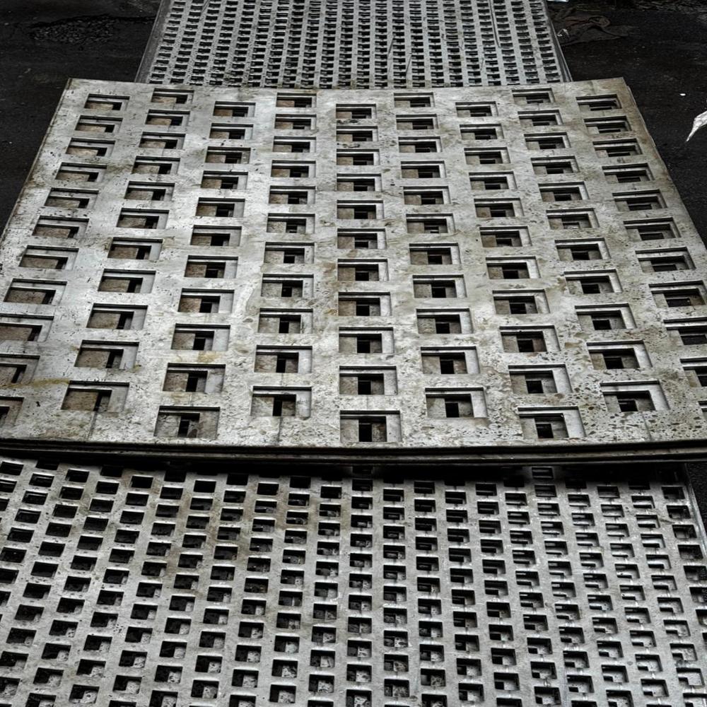 Metal Perforated Sheet - Steel, Standard Size, Silver Color, Brass Plated Surface | Accurate Dimensions, Corrosion Resistance, Smooth Edges, Flawless Finish
