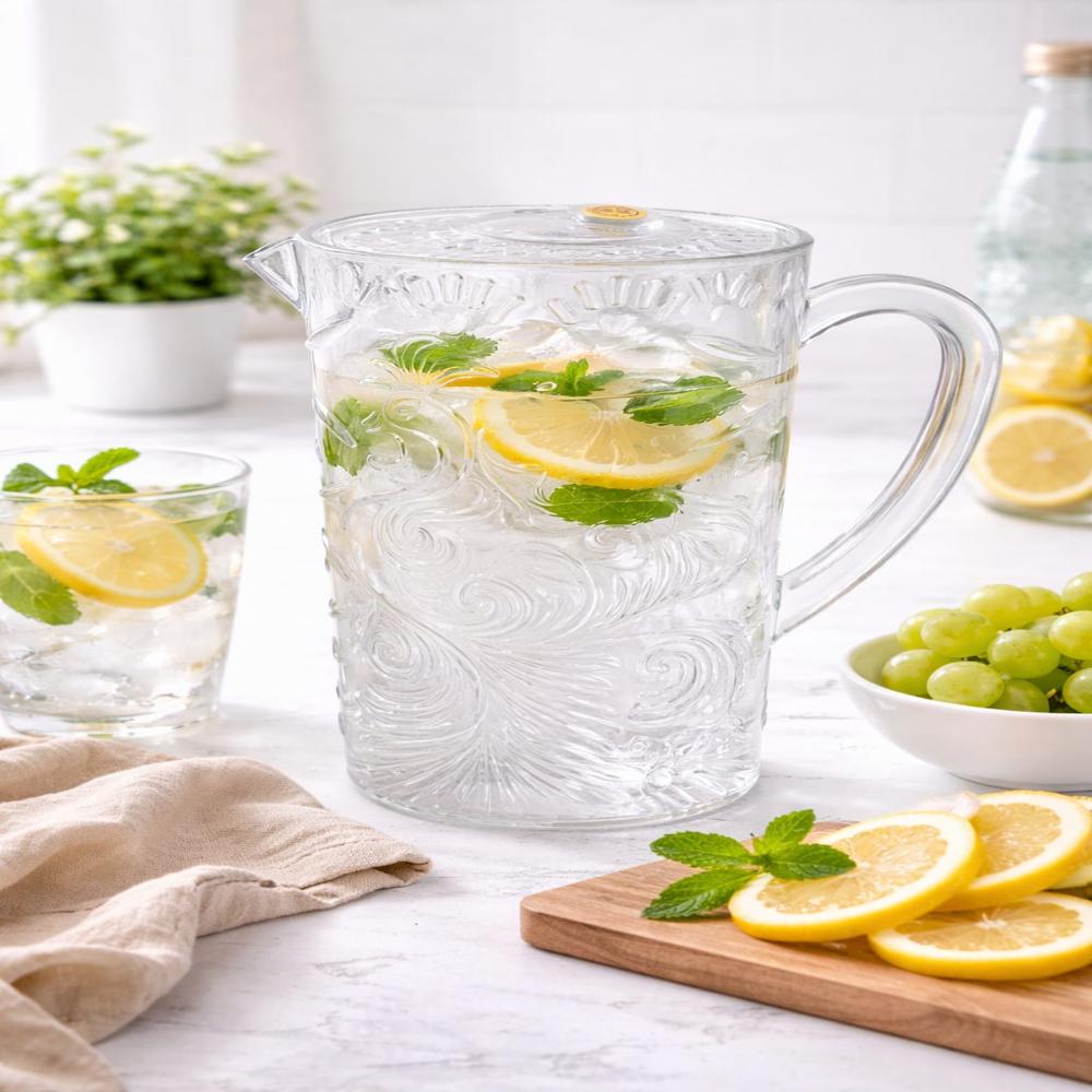 Crystal Water Jug - Material: Plastic